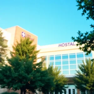 Exterior view of a Tallahassee hospital showing safety and care