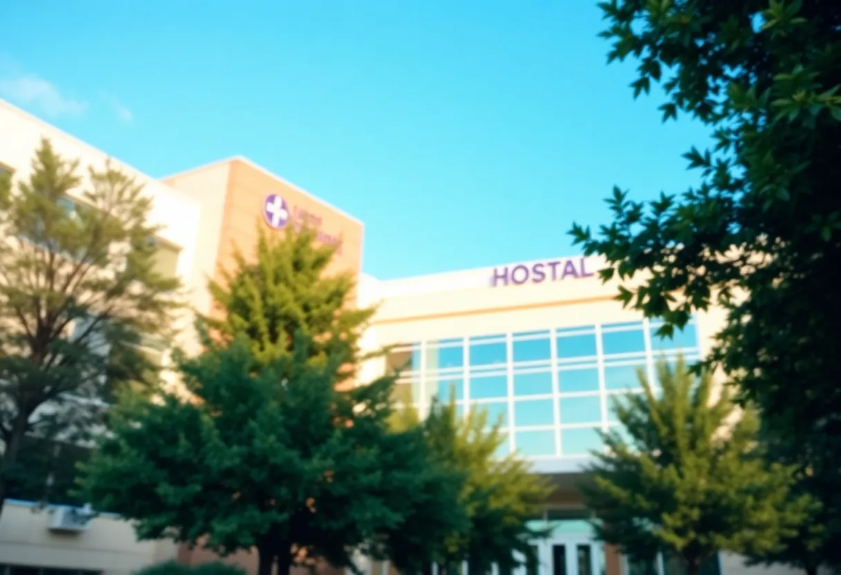 Exterior view of a Tallahassee hospital showing safety and care