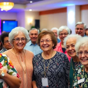 Seniors celebrating at the Tallahassee Silver Stars Gala