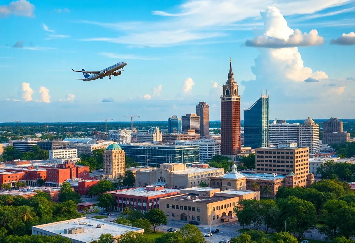 View of Tallahassee skyline with community landmarks