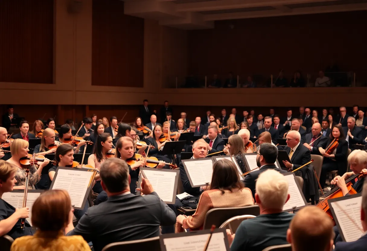 Audience enjoying a Tallahassee Symphony Orchestra concert