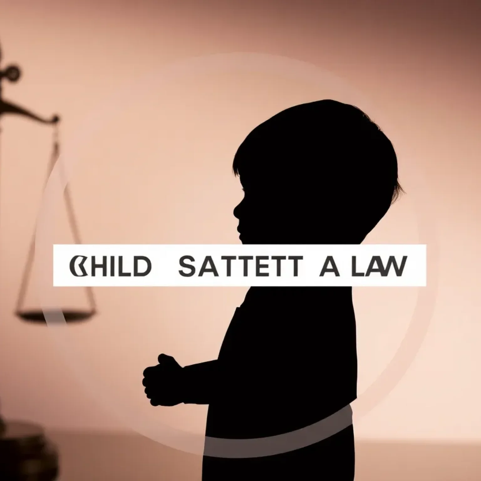 An illustration representing child safety legislation.