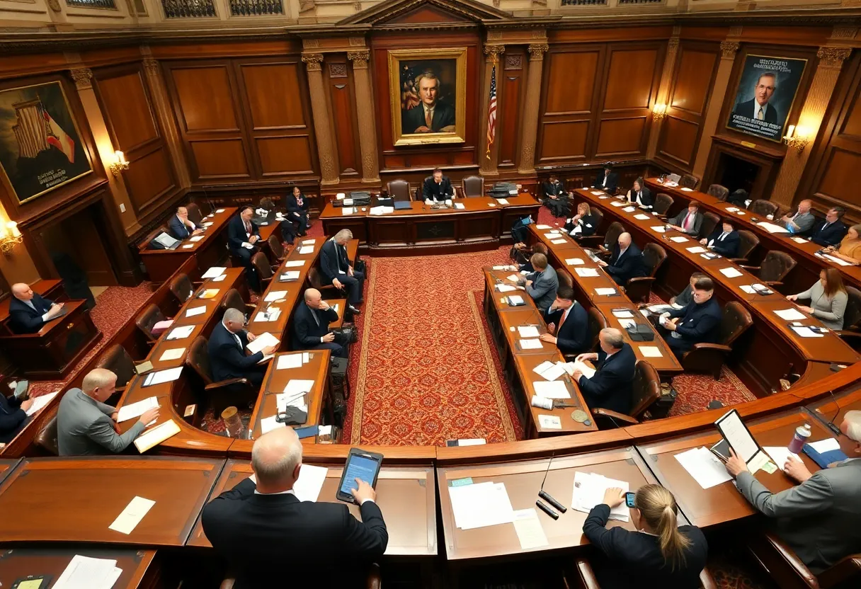 Lawmakers in Florida discussing budget proposals