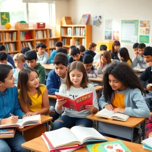 Students learning in a Florida classroom