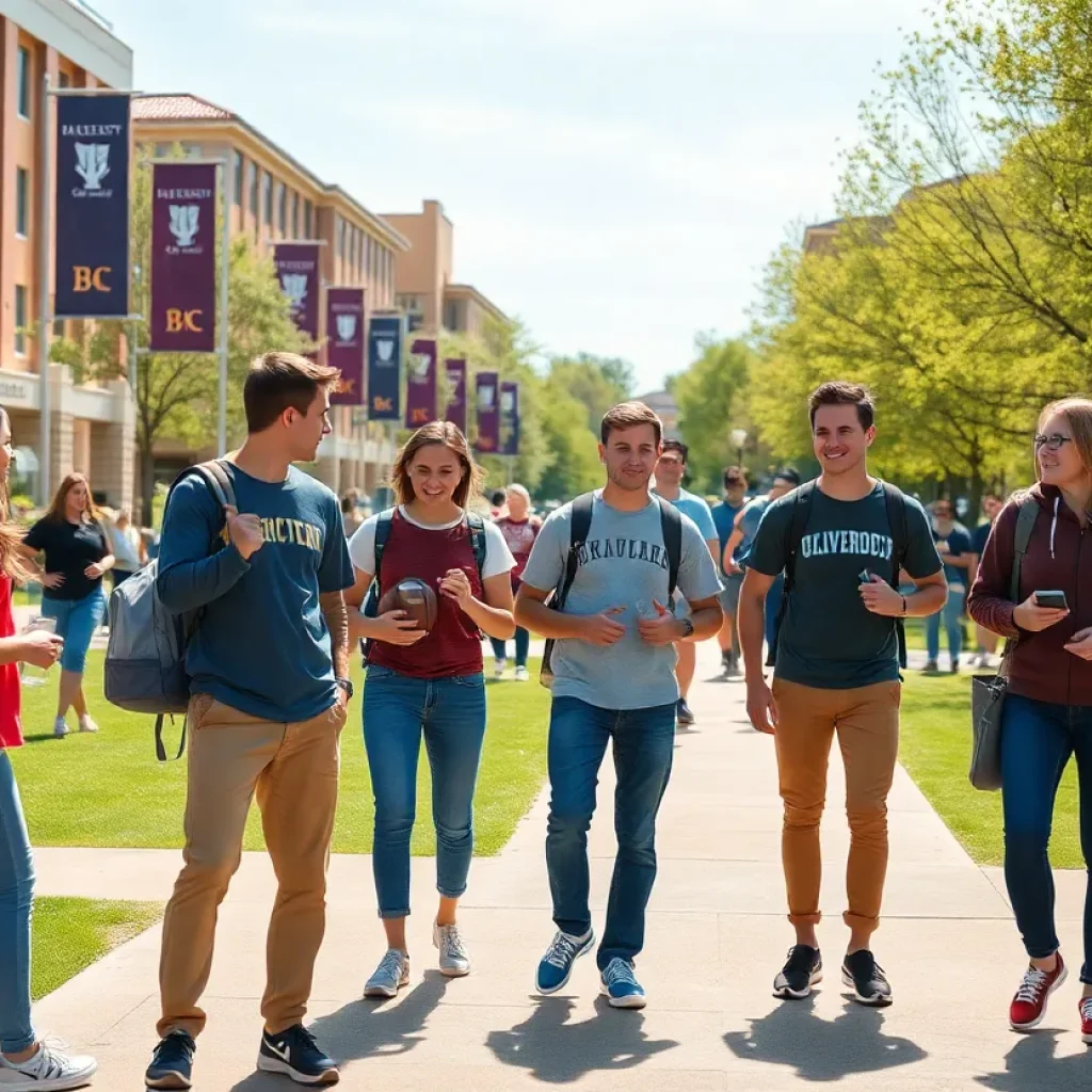 Prospective student-athletes visiting Florida State University for recruiting
