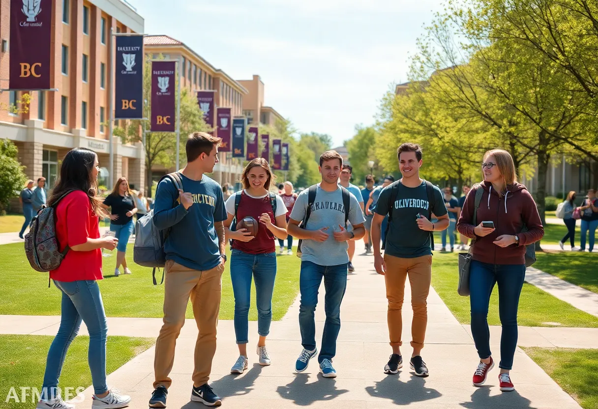 Prospective student-athletes visiting Florida State University for recruiting