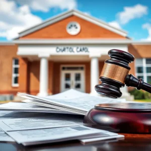 Image illustrating legal issues related to school asset claims.