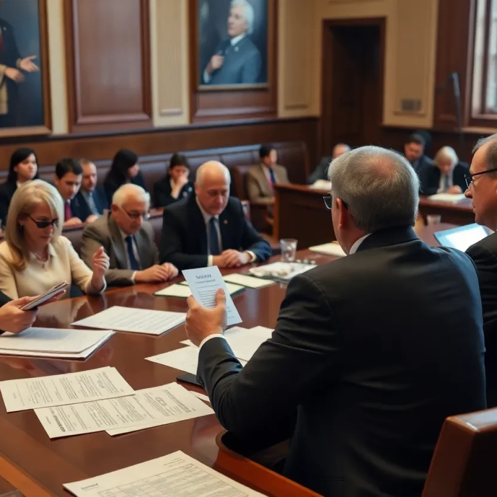 Senate Discusses Major Policy Changes