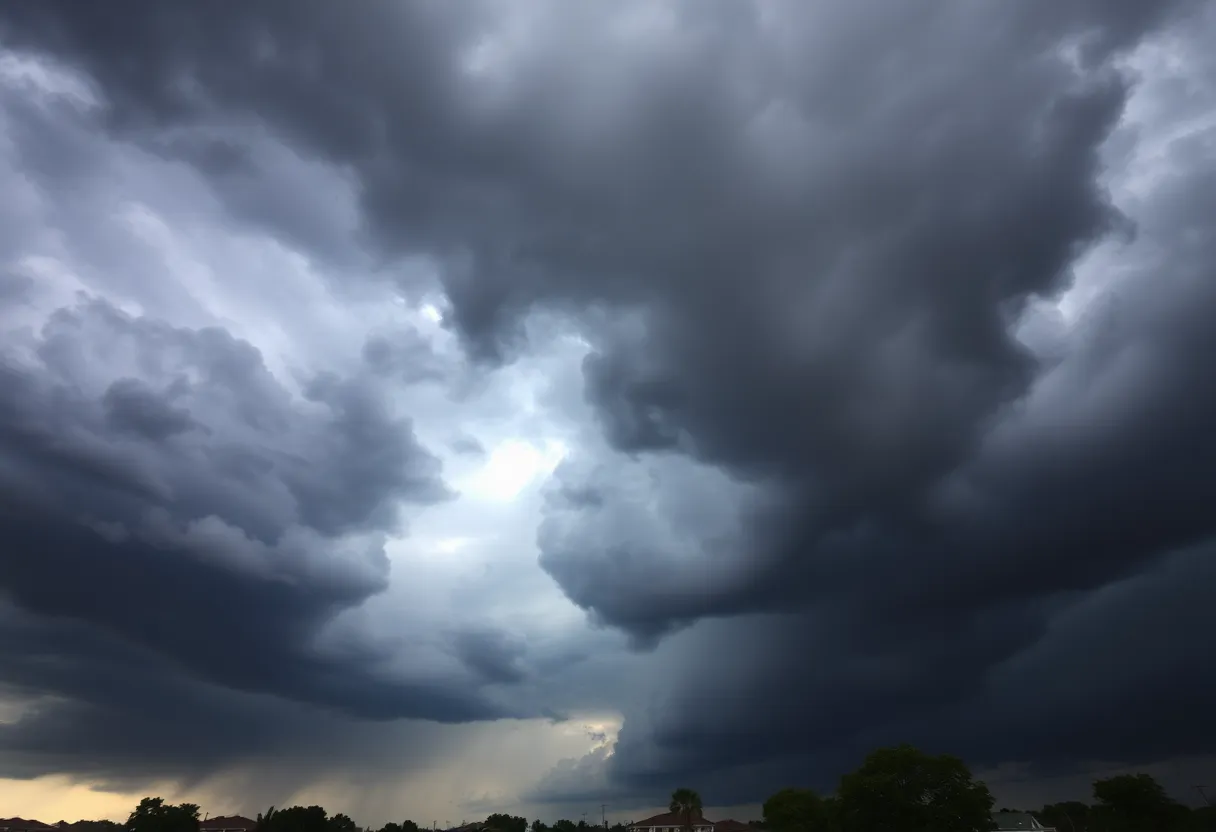 Storm clouds gathering over Tallahassee