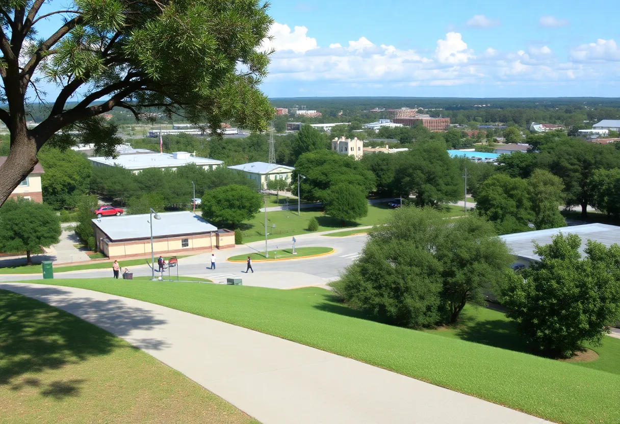 Image depicting Tallahassee's community safety measures and law enforcement interaction