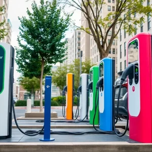 Electric vehicle charging station in Tallahassee