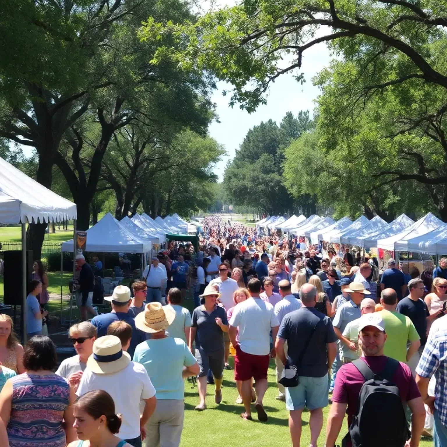 Community members enjoying summer events in Tallahassee