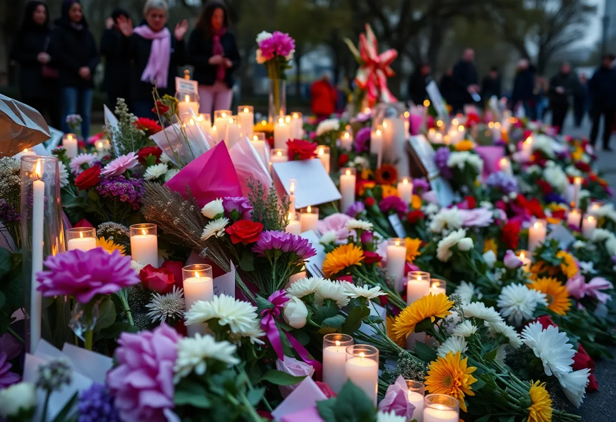 Community Memorial for Hate Crime Victim