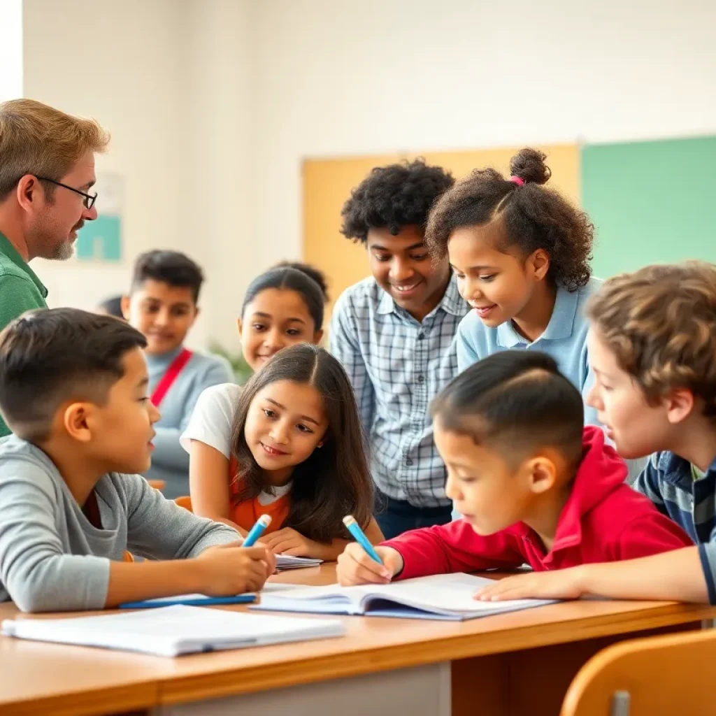 Students engaging in classroom activities in Florida schools.