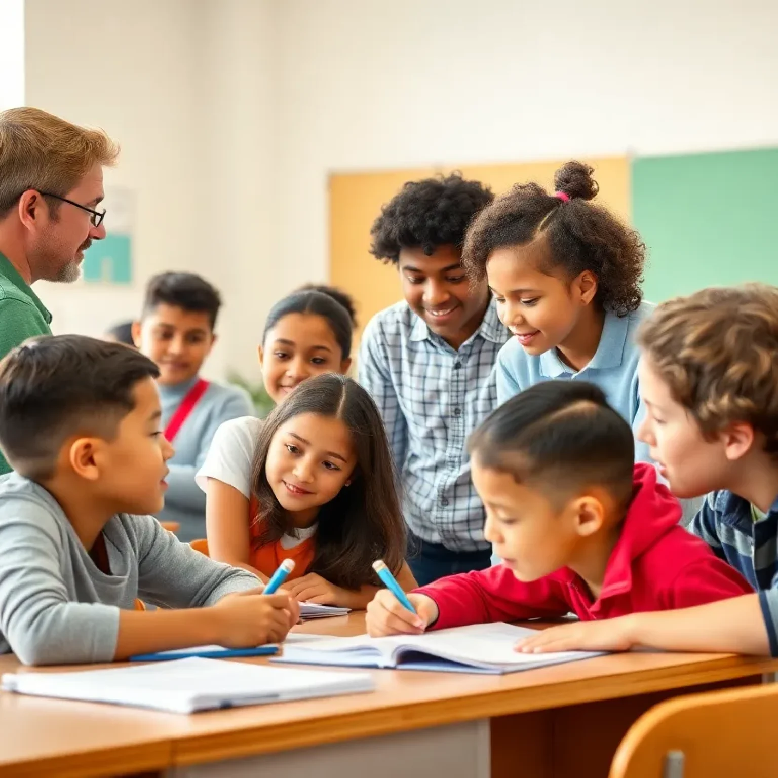 Students engaging in classroom activities in Florida schools.