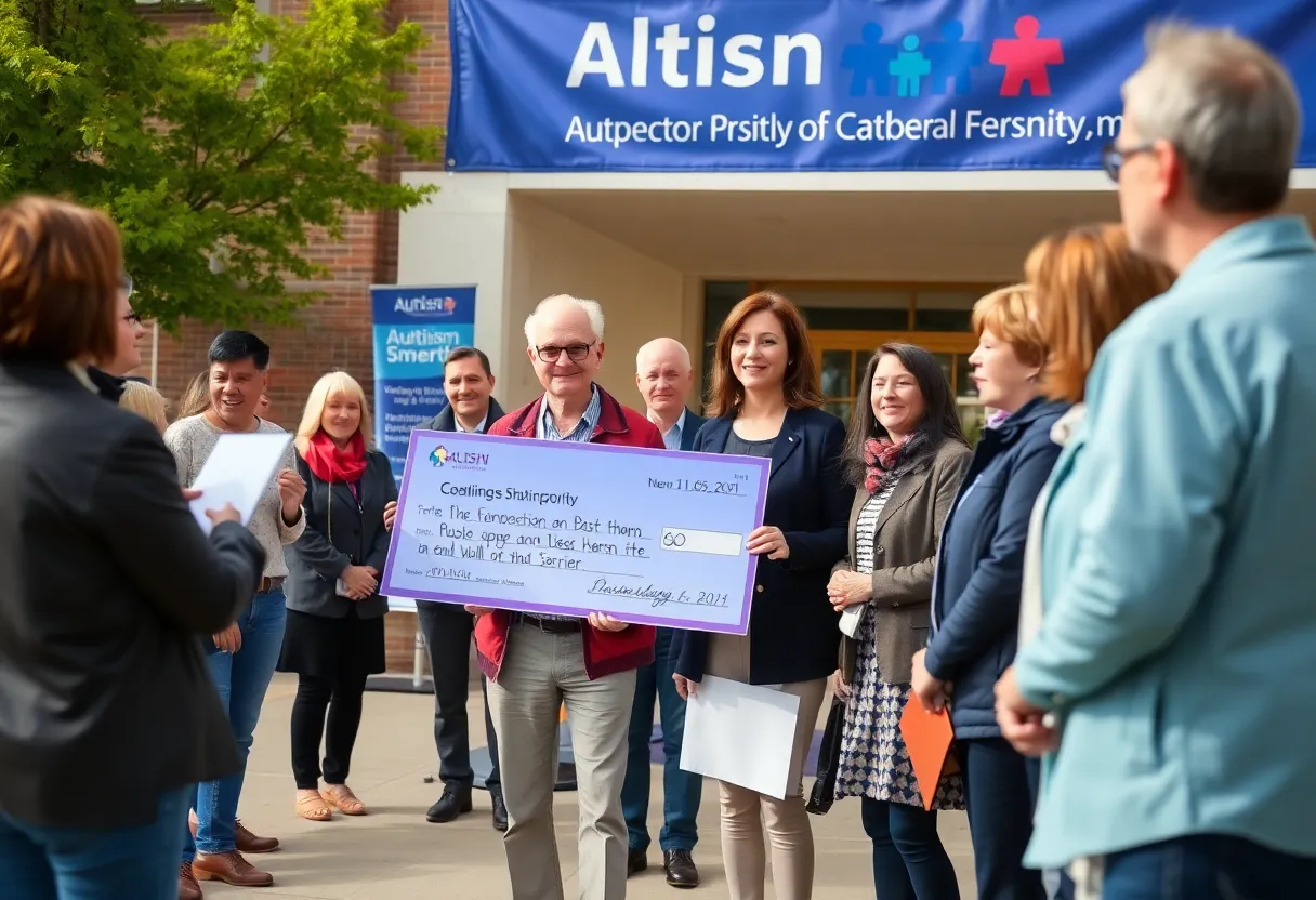 Community event at FSU Panama City for autism services donation