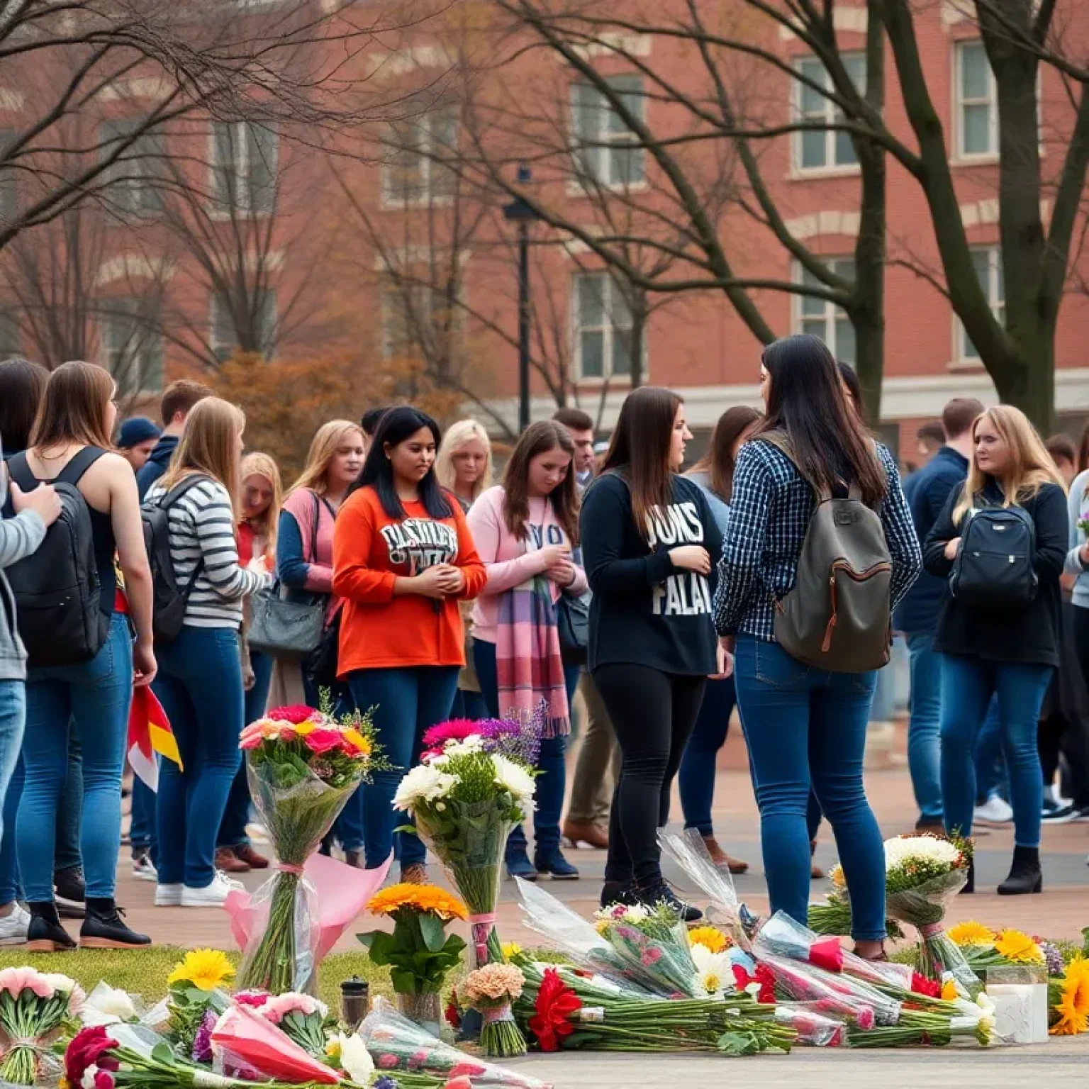 Memorial at Florida State University for victims of shooting