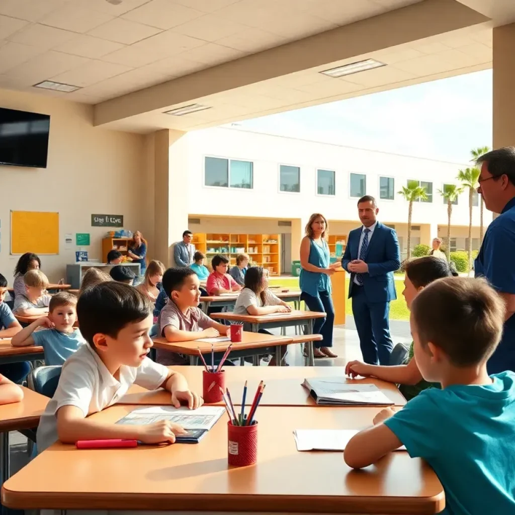 Students engaged in learning at a Leon County School