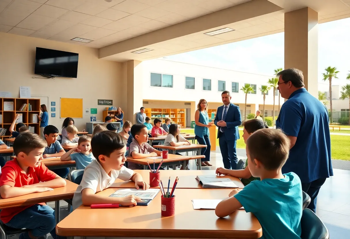 Students engaged in learning at a Leon County School