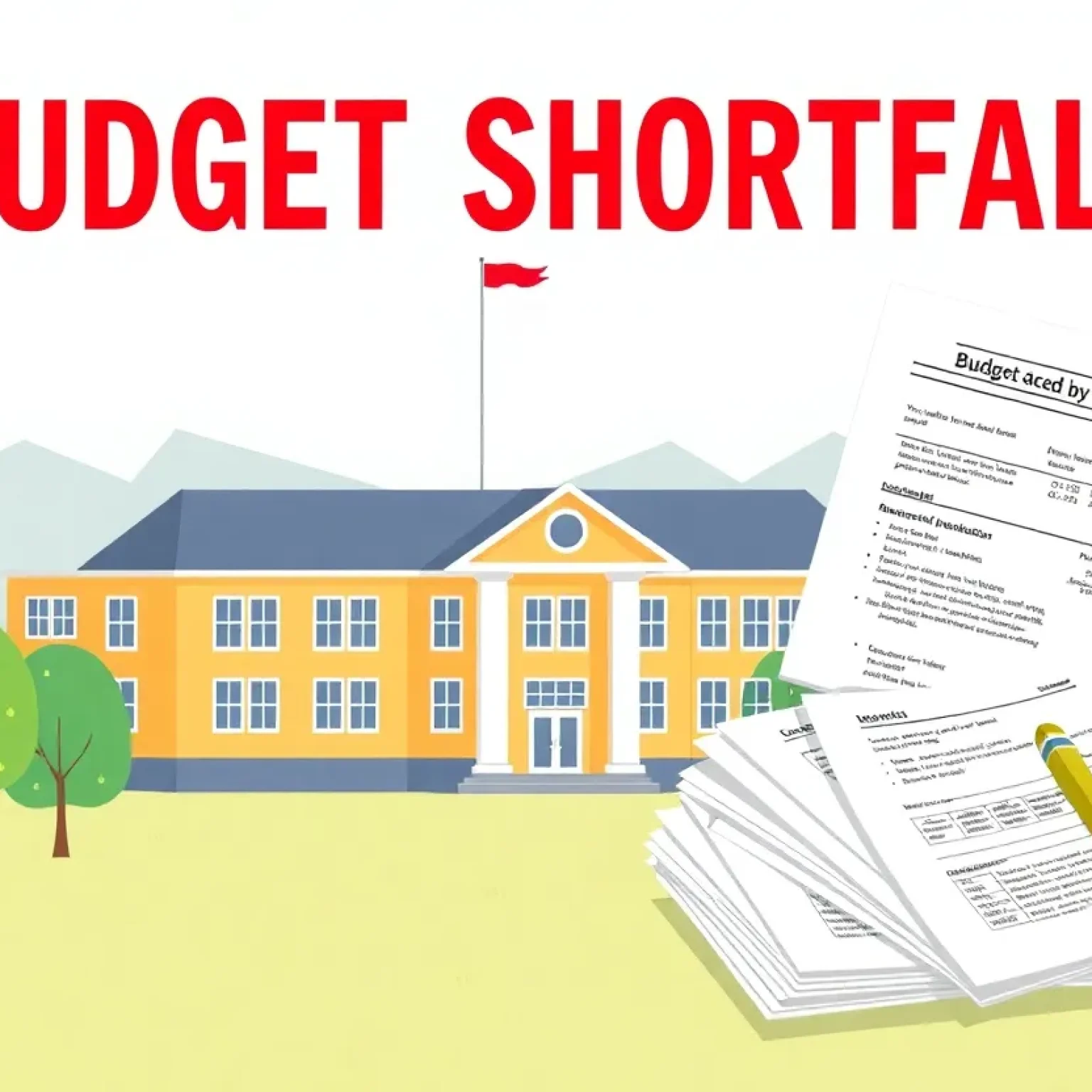 Illustration of financial challenges faced by Leon County Schools