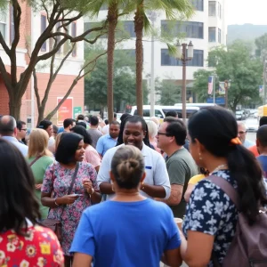 Community members engaging in various events in Tallahassee