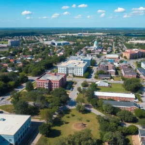 A view of Tallahassee highlighting community engagement in public safety.