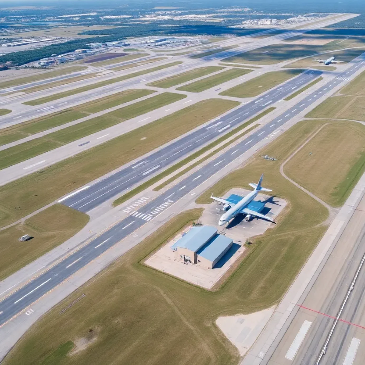 Aerial view of Tallahassee International Airport