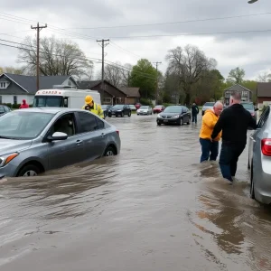 Flooded Streets of Southeastern Wisconsin