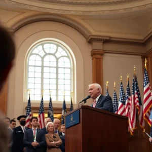 Governor DeSantis announcing the new lieutenant governor in Florida