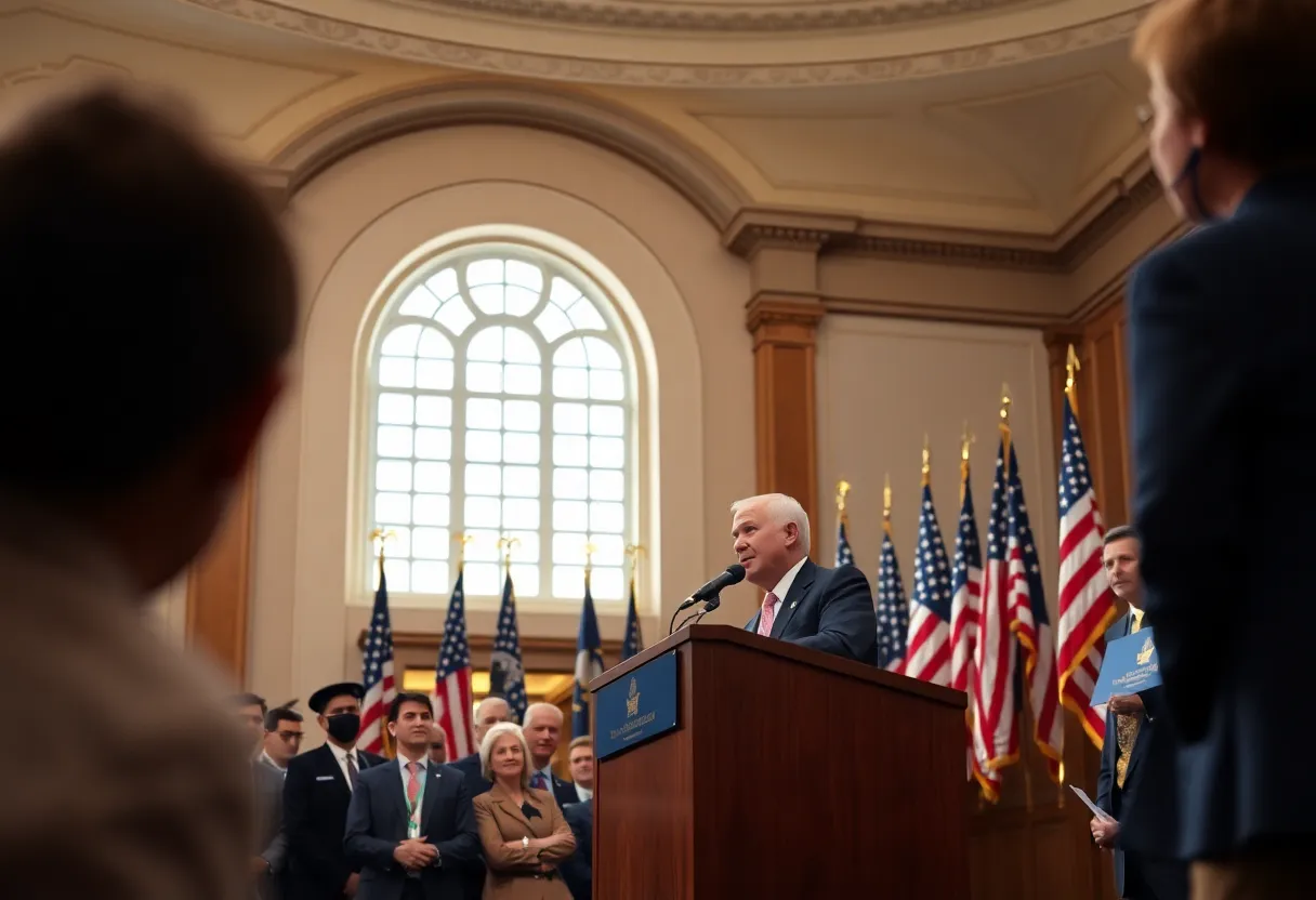 Governor DeSantis announcing the new lieutenant governor in Florida