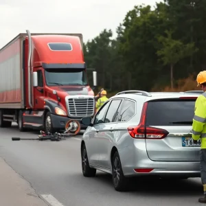 Florida Turnpike Accident Scene