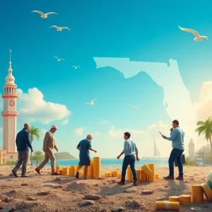 Conceptual image depicting financial assets being reclaimed in Florida
