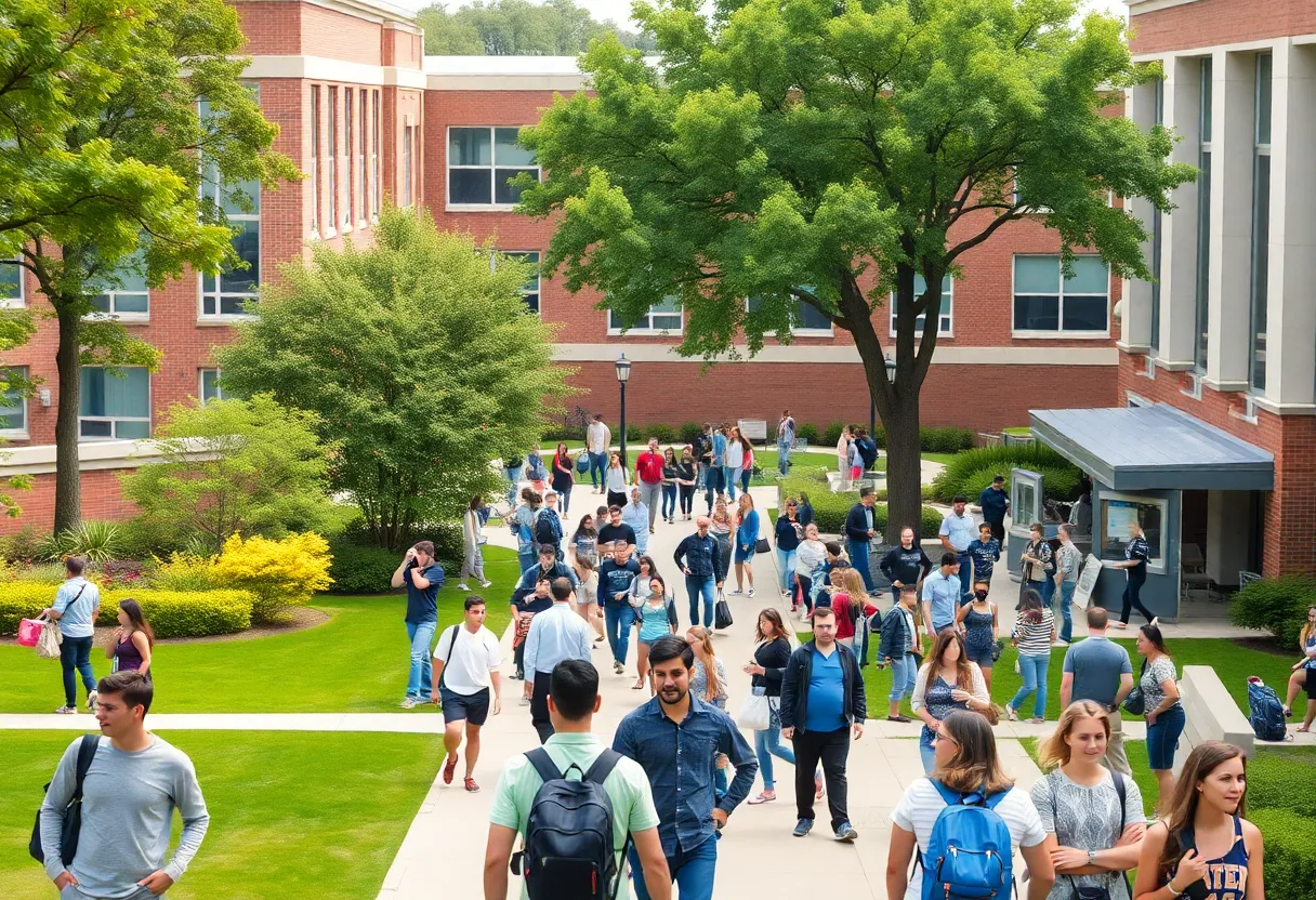 Students on Florida State University campus