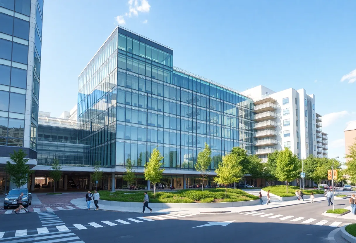 Architectural rendering of the new FSU Health Hospital in Panama City Beach