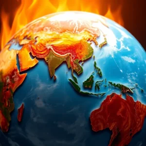 Global Temperature Rise Visual