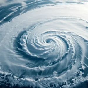 Hurricane Erin in the Atlantic