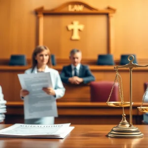 Insurance Fraud Lawsuit Courtoom