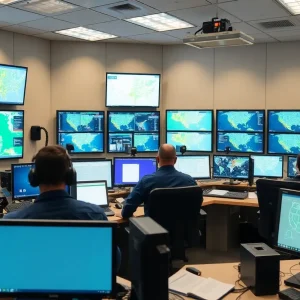 Next Generation 911 dispatch center in Leon County, Florida