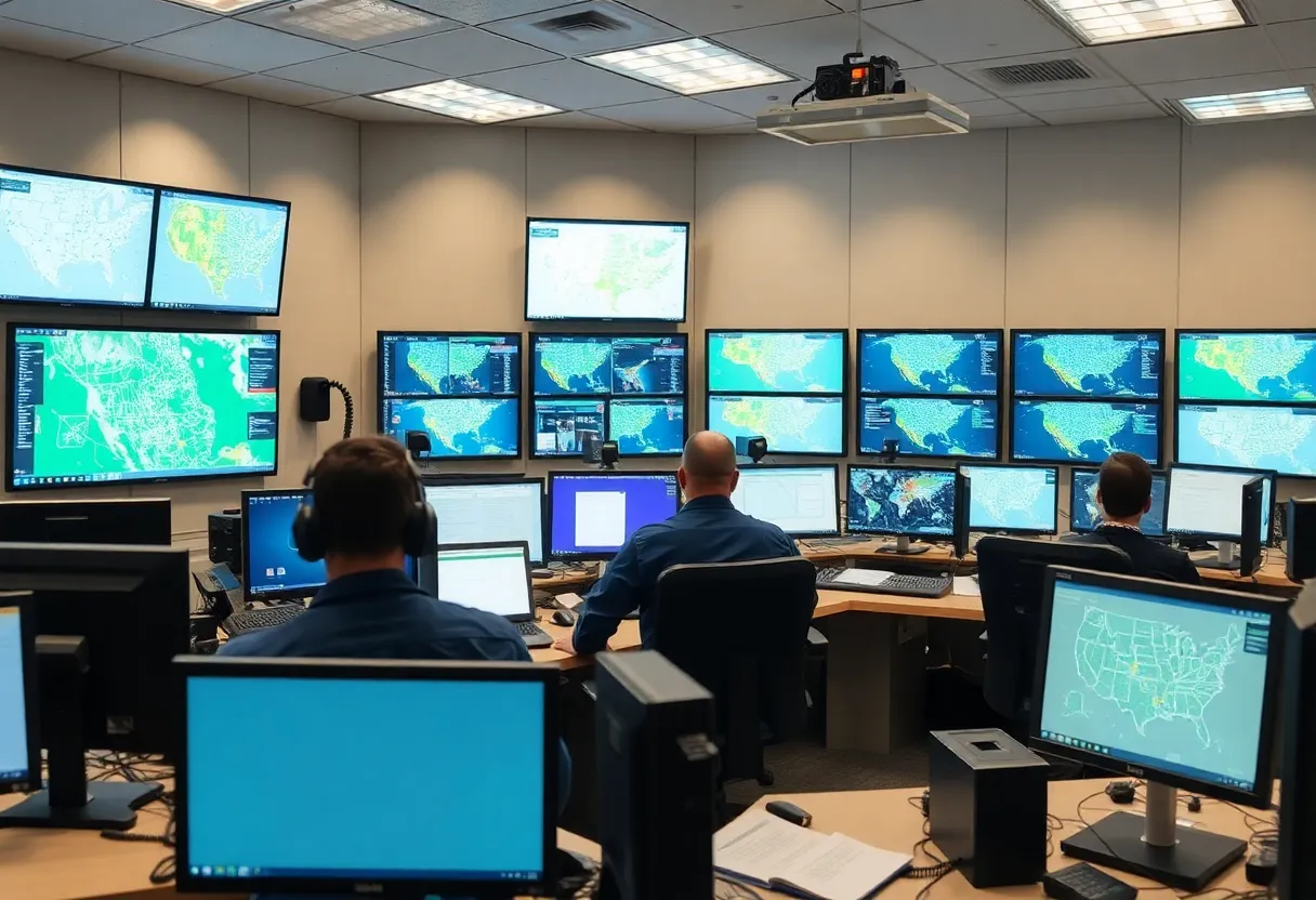 Next Generation 911 dispatch center in Leon County, Florida