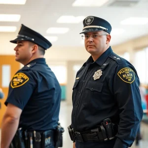 Graphic representation of school safety and law enforcement