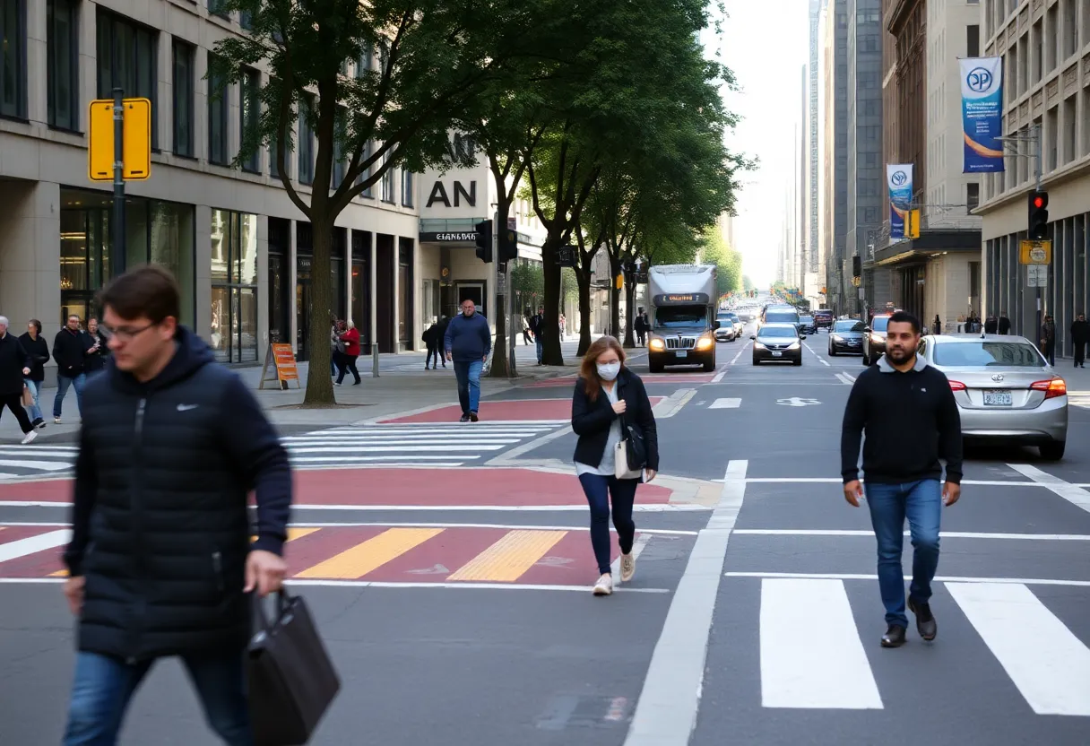 Improvements on North Adams Street for pedestrian safety