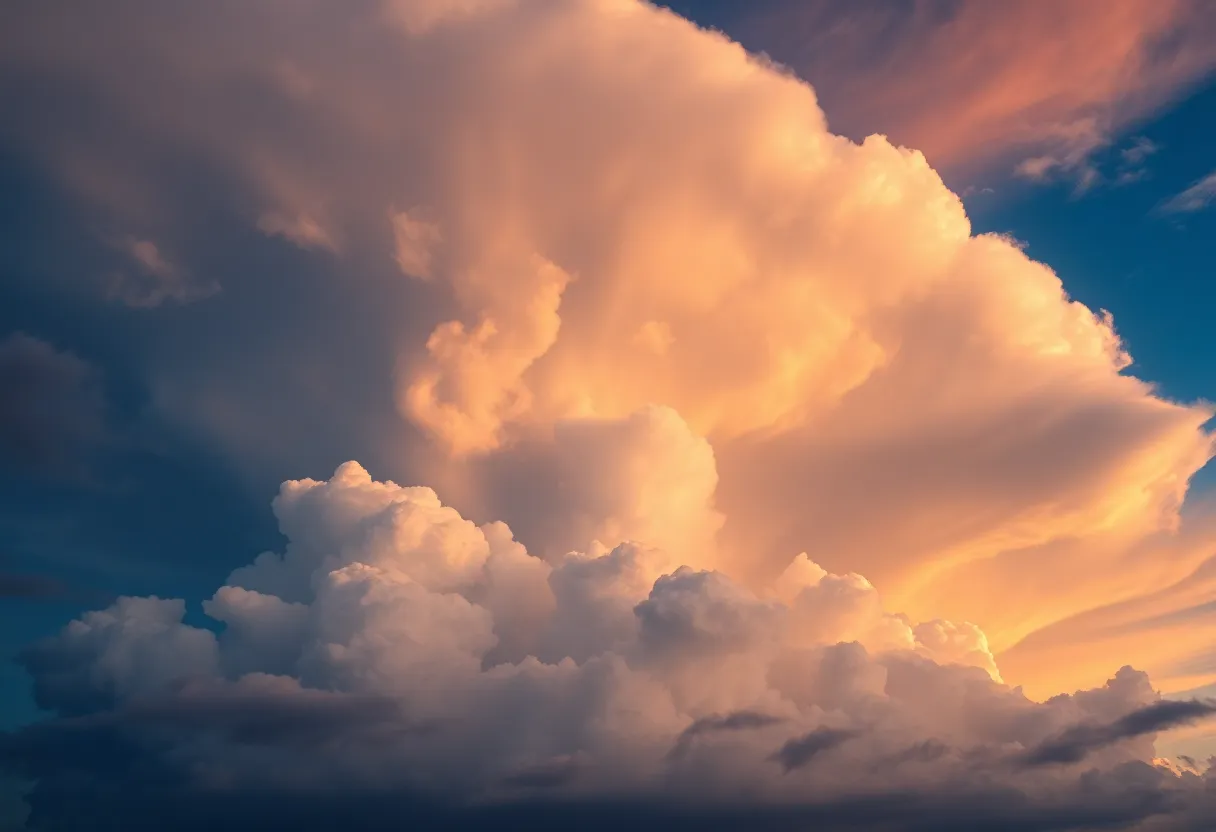 Breathtaking Pileus Clouds Over Central Florida