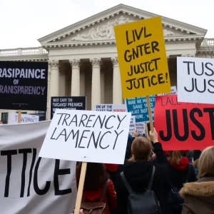 Political Rally for Transparency