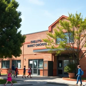 Exterior view of Renaissance Academy building in Tallahassee