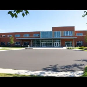 Exterior view of Renaissance Academy public charter school
