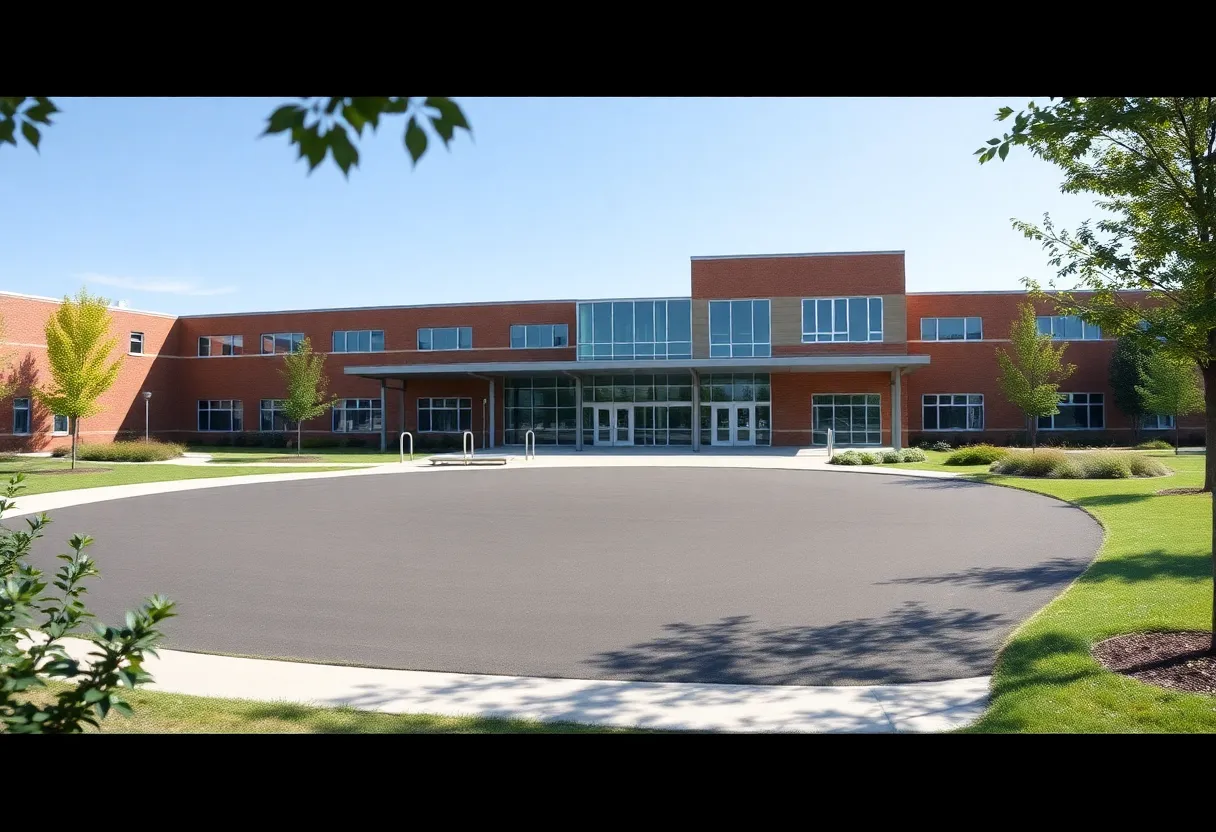 Exterior view of Renaissance Academy public charter school