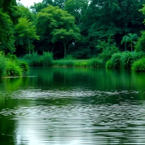 Retention Pond Site of Discovery