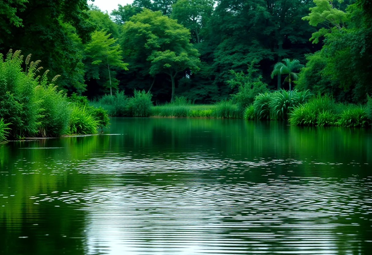 Retention Pond Site of Discovery