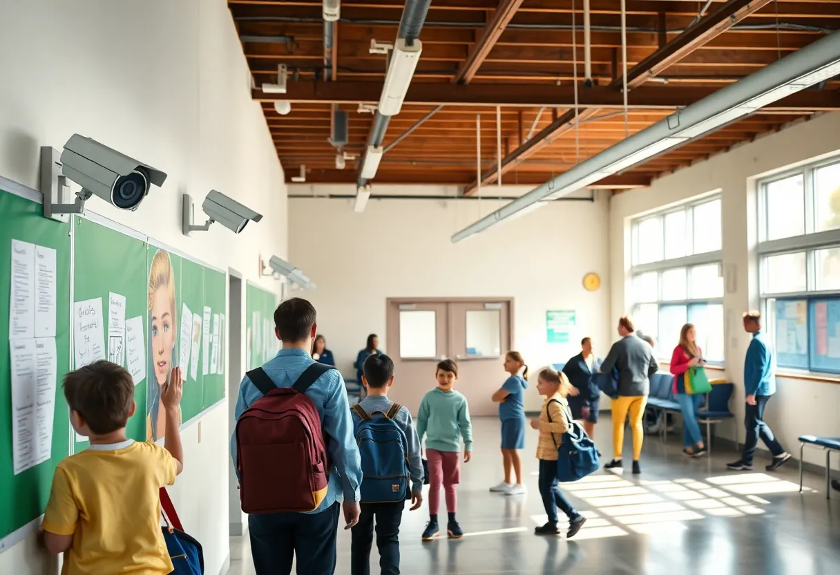 Safety measures in a school environment