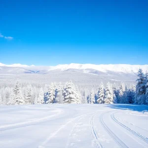 Beautiful Snowy Winter Scene